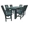 Highwood Usa Lehigh 7pc Rectangular Counter Height Outdoor Patio Furniture Dining Set 72 x 42 AD-ST7LH2CO4BA-NBE - alternate 1
